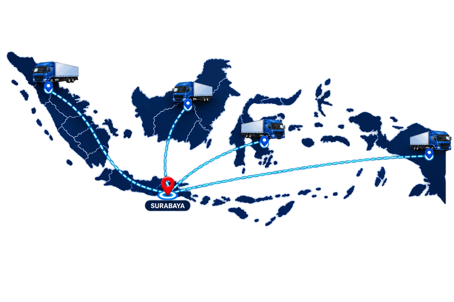 Peta Jangkauan Indonesia
